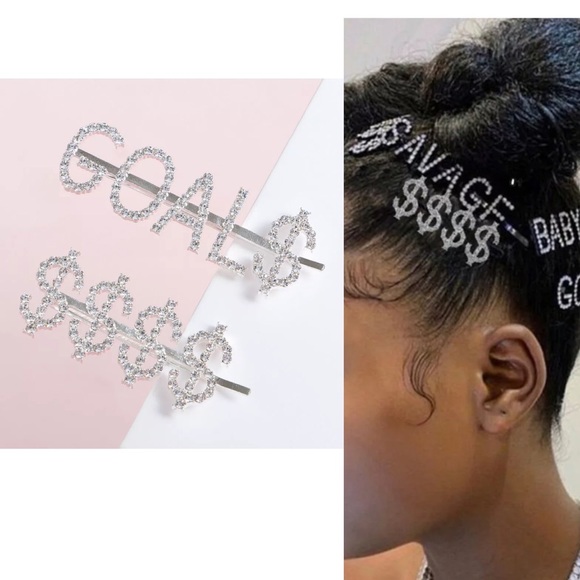 Accessories - (2) Pretty Fashion Hair Pins in Silver